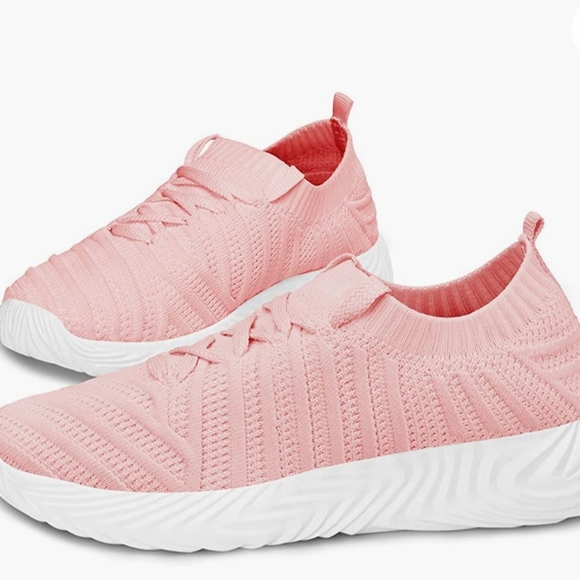 NEW sock-like pink running shoes size 8.5(39) - Picture 2 of 8